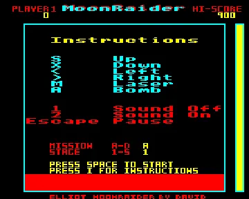 Moon Raider (1983)(Program Power) screen shot title